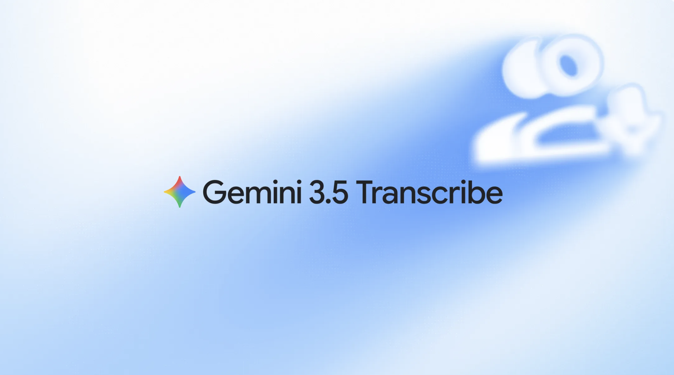 Gemini 3.5 Transcribe 發表圖